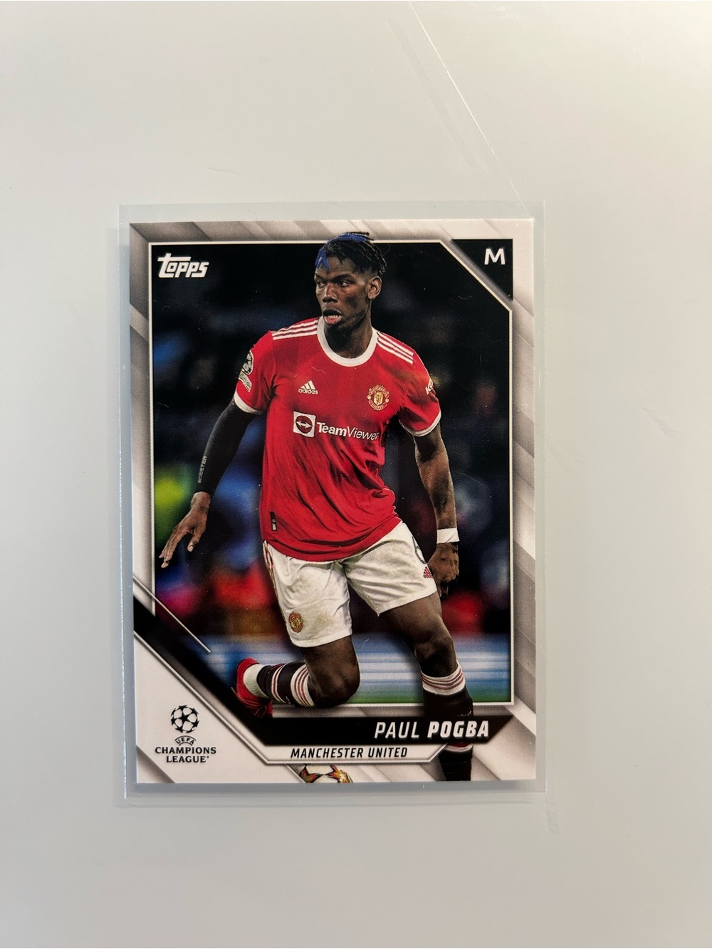 Topps Chrome UCL 2021-22 Paul Pogba Manchester United #155 SN /250